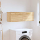 vægskab 100x36,5x35 cm konstrueret træ sonoma-eg