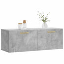 vægskab 100x36,5x35 cm konstrueret træ betongrå
