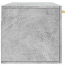 vægskab 100x36,5x35 cm konstrueret træ betongrå