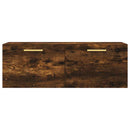 vægskab 100x36,5x35 cm konstrueret træ røget sonoma-eg