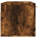 vægskab 100x36,5x35 cm konstrueret træ røget sonoma-eg