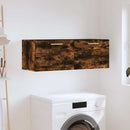 vægskab 100x36,5x35 cm konstrueret træ røget sonoma-eg