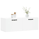 vægskab 100x36,5x35 cm konstrueret træ hvid