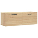 vægskab 100x36,5x35 cm konstrueret træ sonoma-eg