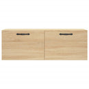 vægskab 100x36,5x35 cm konstrueret træ sonoma-eg