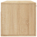 vægskab 100x36,5x35 cm konstrueret træ sonoma-eg