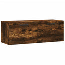 vægskab 100x36,5x35 cm konstrueret træ røget sonoma-eg