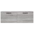 vægskab 100x36,5x35 cm konstrueret træ grå sonoma-eg