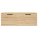 vægskab 100x36,5x35 cm konstrueret træ sonoma-eg