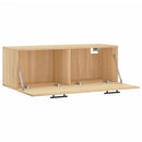 vægskab 100x36,5x35 cm konstrueret træ sonoma-eg
