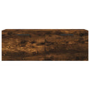 vægskab 100x36,5x35 cm konstrueret træ røget sonoma-eg