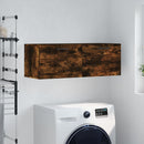 vægskab 100x36,5x35 cm konstrueret træ røget sonoma-eg