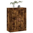vægskab 69,5x34x90 cm konstrueret træ røget sonoma-eg