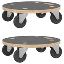 møbelhunde 2 stk. Ø38x11,5 cm 250 kg rund