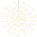 lysende starburst-dekoration 2 stk. 140 LED'er 17 cm varm hvid
