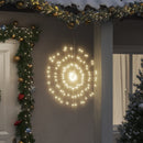 lysende starburst-dekoration 2 stk. 140 LED'er 17 cm varm hvid