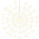 lysende starburst-dekoration 8 stk. 140 LED'er 17 cm varm hvid