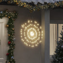 lysende starburst-dekoration 8 stk. 140 LED'er 17 cm varm hvid