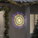 lysende starburst-dekoration 2 stk. 140 LED'er 17 cm flerfarvet