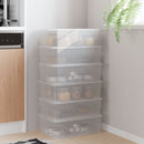 opbevaringsbokse 6 stk. 10 l stabelbare plast