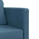 2-i-1 sovesofa 122x204x55 cm velour blå