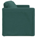 2-i-1 sovesofa 112x174x55 cm stof mørkegrøn