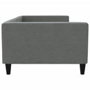 daybed 100x190 cm stof mørkegrå