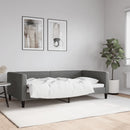 daybed 100x190 cm stof mørkegrå