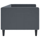 daybed 80x200 cm velour mørkegrå