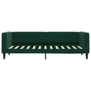 daybed 80x200 cm velour mørkegrøn
