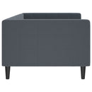 daybed 90x200 cm velour mørkegrå