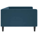 daybed 100x200 cm velour blå