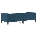 daybed 100x200 cm velour blå