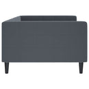 daybed 100x200 cm velour mørkegrå