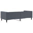 daybed 90x190 cm velour mørkegrå