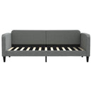 daybed 80x200 cm stof mørkegrå