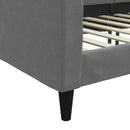 daybed 80x200 cm stof mørkegrå