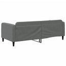 daybed 90x200 cm stof mørkegrå