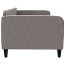 daybed 90x200 cm stof gråbrun