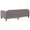 daybed 90x200 cm stof gråbrun
