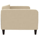 daybed 90x200 cm stof cremefarvet