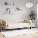 daybed 90x200 cm stof cremefarvet