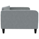 daybed 100x200 cm stof lysegrå