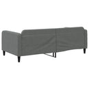 daybed 100x200 cm stof mørkegrå