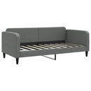daybed 90x190 cm stof mørkegrå