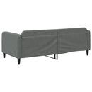daybed 90x190 cm stof mørkegrå