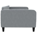 daybed 100x190 cm stof lysegrå