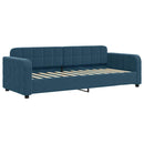 daybed 80x200 cm velour blå