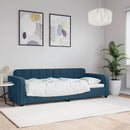 daybed 80x200 cm velour blå