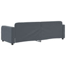daybed 80x200 cm velour mørkegrå